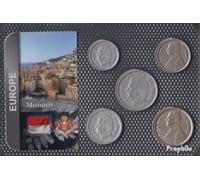 Prophila Collection Mónaco Muy ya Kursmünzen Muy ya Desde 1943 1 Franc hasta 20 FF (Monedas para los coleccionistas)