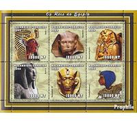 Prophila Collection Mosambik 2435-2440 Sheetlet Nuevo con Goma Original ** MNH 2002 Antiguo Egipto Gobernantes (Sellos para los coleccionistas) Cultura