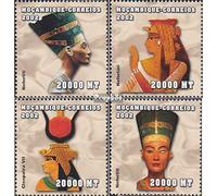 Prophila Collection Mosambik 2441-2444 Nuevo con Goma Original ** MNH 2002 Antiguo Egipto Gobernantes (Sellos para los coleccionistas) Cultura