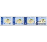 Prophila Collection Nueva Caledonia 1037-1040 Tiras de cuatro (completas) post-frescas ** MNH 1995 CFP France (Sellos para coleccionistas)