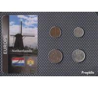 Prophila Collection Países Bajos 1948 Muy ya Kursmünzen Muy ya 1948 1 ciento hasta 25 Cientos (Monedas para los coleccionistas)