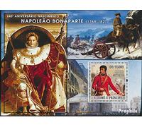 Prophila Collection Sao Tome E Principe Block624 (Completa.edición.) Nuevo con Goma Original ** MNH 2008 napoleón Bonaparte (Sellos para los coleccionistas) Militar/Caballero