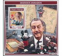 Prophila Collection Sao Tome E Principe Bloque 1310 (Completa. edición) Nuevo con Goma Original ** MNH 2017 Dibujos Animados (Sellos para los coleccionistas) Pintura