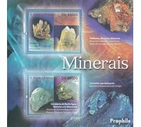 Prophila Collection Sao Tome E Principe Bloque 824 (Completa. edición) Nuevo con Goma Original ** MNH 2011 minerales (Sellos para los coleccionistas) Minerales/Fósiles/Joyería/Relojes