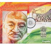 Prophila Collection Sao Tome E Principe Bloque 860 (Completa. edición) Nuevo con Goma Original ** MNH 2013 Mahatma Gandhi (Sellos para los coleccionistas)