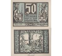 Prophila Collection Schalkau Notgeld: 1171.1 5. Galgen Notgeldschein Ciudad Schalkau Nueva 1921 50 Pfennig Schalkau (Billetes de Banco para coleccionistas - sin Medio de Pago)