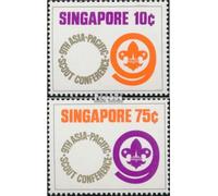 Prophila Collection Singapur 213-214 (completo) post-nuevo ** Conferencia de Boy Scouts 1974 (sellos para coleccionistas) Rotary/Leons/Masones/Scouts