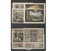 Prophila Collection Tegernsee Notgeld: 1313.1 Cuatro Notgeld- scheine el Comunidad Tegernsee Nueva 1921 10,20,30&40 Pfennig Tegernsee (Billetes de Banco para coleccionistas - sin Medio de Pago)