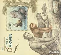 Prophila Collection Togo Bloque 721 (Completa. edición) Nuevo con Goma Original ** MNH 2012 Charles Darwin (Sellos para los coleccionistas) Otros mamíferos (Monos/Dinosaurios/Elefantes...)