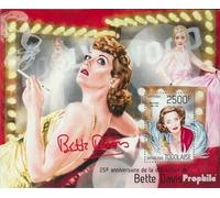Prophila Collection Togo Bloque 975 (Completa. edición) Nuevo con Goma Original ** MNH 2014 Bette Davis (Sellos para los coleccionistas) Celebridades/Cine/Teatro/Radio