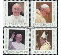 Prophila Collection Vatikanstadt 1766-1769 (Completa.edición.) Nuevo con Goma Original ** MNH 2013 Papa Francisco (Sellos para los coleccionistas) Cristianismo