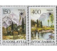 Prophila Collection Yugoslavia 2211-2212 (Completa.edición.) Nuevo con Goma Original ** MNH 1987 Europea conservación (Sellos para los coleccionistas) paisajes