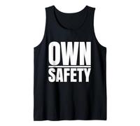 Propia Seguridad | Regalo audaz de la campaña de concientización sobre la Seguridad en el Lugar de Trabajo Camiseta sin Mangas