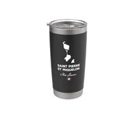 Propiedad de Francia - Saint Pierre Et Miquelon Vaso térmico de acero inoxidable de doble pared