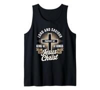 Propiedad de Jesucristo Christian Streetwear Camiseta sin Mangas