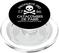 Propiedad de Las catacumbas de París 1786 Stop Imperio de la Muerte PopSockets PopGrip para MagSafe