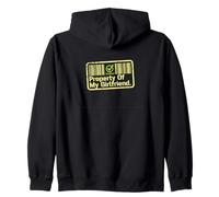 Propiedad De Mi Novia Novio Humor Sudadera con Capucha