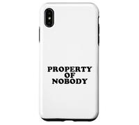Propiedad de Nadie (declaración de Confianza en sí Mismo) Carcasa para iPhone XS MAX