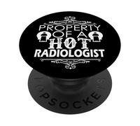Propiedad de un radiólogo Caliente - Radiología PopSockets PopGrip Adhesivo
