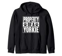 Propiedad De Un Yorkie Divertido Yorkshire Terrier Lindo Dueño De Perro Sudadera con Capucha