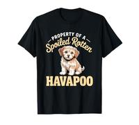 Propiedad del dueño de Perro Divertido Havapoo podrido mimado Camiseta