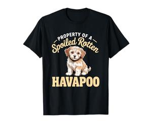 Propiedad del dueño de Perro Divertido Havapoo podrido mimado Camiseta