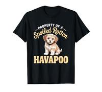 Propiedad del dueño de Perro Divertido Havapoo podrido mimado Camiseta gráfica económica