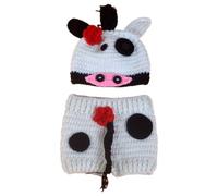 Propiedades Fotos Para Bebés Apactos Vaca Comperator Y Sombrero Vaca Foto Posación Disfraz Recién Nacidos Accesorios Ropa Fotografía