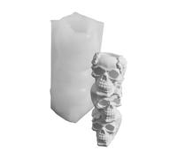 Propietario De Calavera Elastómero Alto Estándar Fundido Para Artesanías Cubierta Halloween Y Empresas Colofonia Hechas A Mano Molde Silicona Para Manualidades Calavera