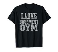 Propietario de Gimnasio en casa I Love My Basement Gym Camiseta