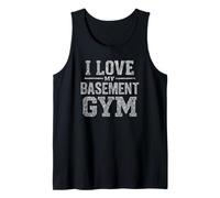 Propietario de Gimnasio en casa I Love My Basement Gym Camiseta sin Mangas