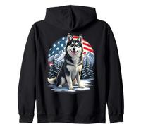 Propietario De Perro Alaskan Klee Kai En América Sudadera con Capucha