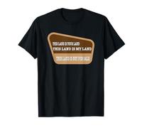 Propietario de tierras públicas esta tierra es nuestra tierra no a la venta. Camiseta