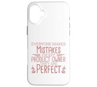 Propietario del producto Perfect Scrum y Scrum Master Carcasa para iPhone 16 Plus