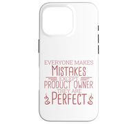 Propietario del producto Perfect Scrum y Scrum Master Carcasa para iPhone 16 Pro