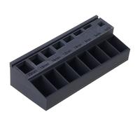 Propietario eficiente de la herramienta clasificadora de tornillos con plan denso para taller y set de planificador creativo de herramientas