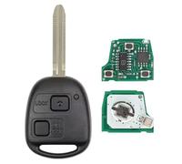 ProPlip - Llave completa con electrónica programada para Toyota Camry Land Cruiser Avensis 4runner Avalon Celica Corolla Rav4 Prado Tarago Kluger 434MHz 4D67 Mando a distancia en blanco