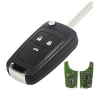 ProPlip - Llave completa con programación electrónica para Opel Astra Zafira Insigna Aveo Cruze Spark Orlando 3 botones 433 MHz Mando a distancia Virgen