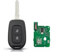 ProPlip - Llave completa electrónica de programación para símbolo de tráfico maestro Twingo Duster Logan Sandero Dokker Vivaro 2 botones 434MHz 4A PCF7961M Cuchilla HU136 HU179 Mando a distancia en