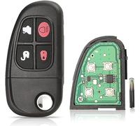 ProPlip Llave Plip Electrónica Completa de Programación Compatible con Jaguar S-Type X-Type XJ E F XK XF XKR XJR Tipo 4 Botones Control remoto 434 MHz…