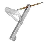 ProPlus 1 soporte para caravana de 800 kg, soporte de manivela de 605 x 260 mm, altura de 500 mm, con husillos trapezoidales fuertes, apoyo para caravanas