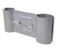 ProPlus 1 Soporte, Unisex Adulto, Gris | Longitud 190 mm, ancho 80 mm - mariposas de apriete incluidas - construcción en acero prensado