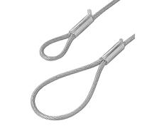 ProPlus Cuerda de 40 cm para remolque, cuerda de demolición, cuerda de freno para caravana, alambre de acero AHK