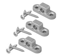 ProPlus 3 ojales de pared para toldo, de metal, para pared, protege contra el óxido