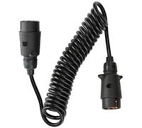 ProPlus Cable Espiral de 3 m con Enchufe de 2x7 Clavijas Pieza Recambio Taller