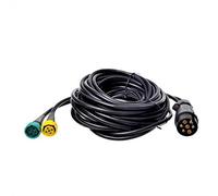 ProPlus Juego de Cables de 7 m con Conector de 7 Pines y 2 Conectores de 5 Pines