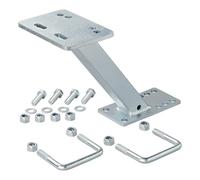 ProPlus Soporte para rueda de repuesto para caravana 8-16 pulgadas + soporte en U para caravana de camping