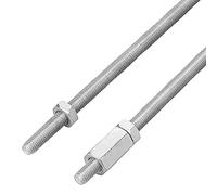 ProPlus Varilla de Freno M10 para Remolque, 2 x 1 m