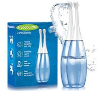 PropoDusche Ducha para el cuidado de las presas posparto, pulverizador portátil de bidé de viaje para higiene personal, botella de bidé de mano de 450 ml, bidé portátil de viaje (dos unidades)