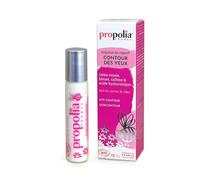 PROPOLIA - Bio - Contorno de ojos - Cuidado descansante, antiarrugas y corrector - Jalea real, aciano, marrón india & cafeína - Fabricado en Francia - Roll-on 15 ml